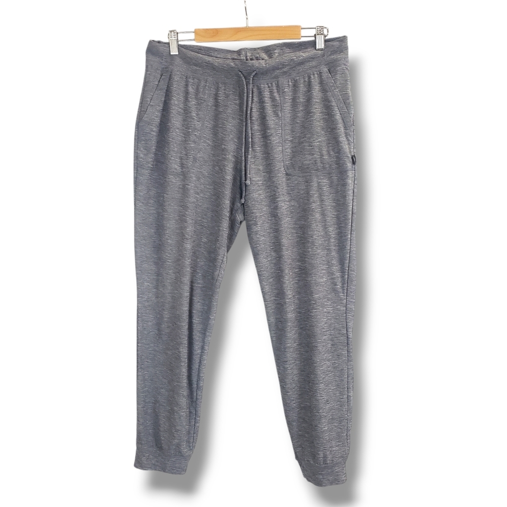 Skechers Heather Grey Drawstring Pull-on Loungepants Size large